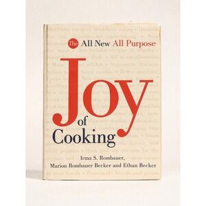 The All New All Purpose Joy of Cooking Hardcover‎ Rombauer 1997 ISBN 0684618701